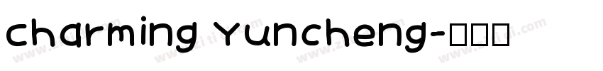 Charming Yuncheng字体转换